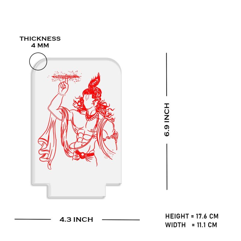 Krishna Ji Design Night Lamp